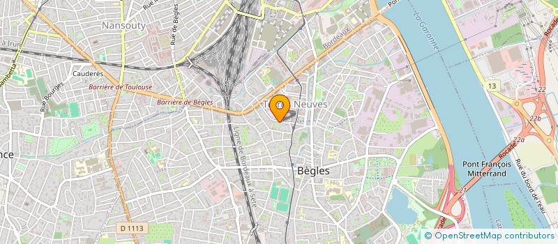 localisation de l'entreprise SITE INFORMATIQUE à BEGLES