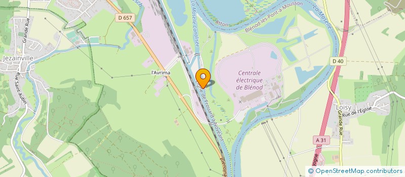 localisation de l'entreprise SITE MATERIAUX à BLENOD-LES-PONT-A-MOUSSON