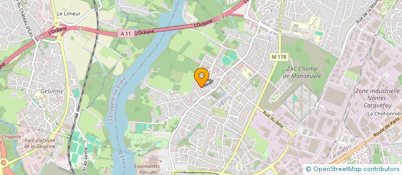 localisation de l'entreprise SITE'NGO à NANTES