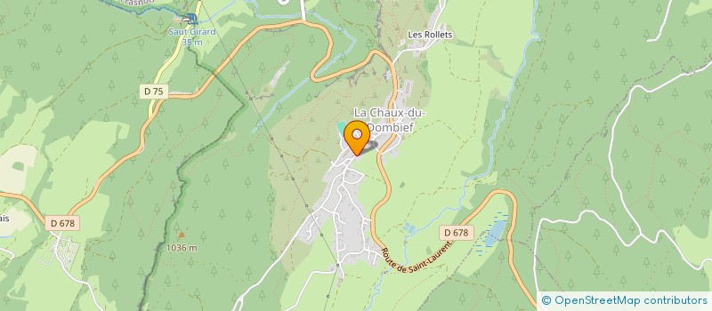 localisation de l'entreprise SITE NORDIQUE DE TREMONTAGNE  SAINT-PIERRE