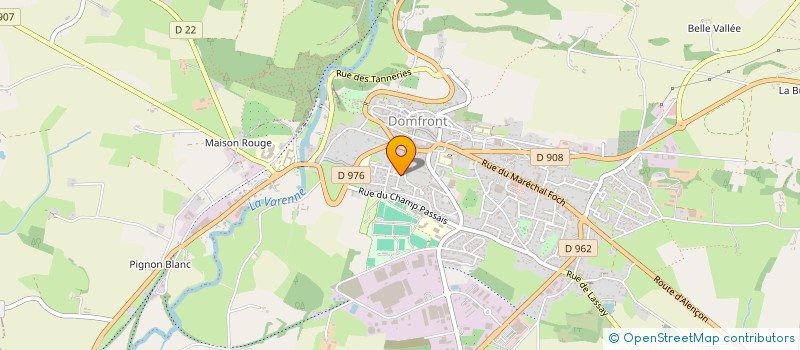 localisation de l'entreprise SITE REMARQUABLE DU GOUT DE BOCAGE DOMFRONTAIS à DOMFRONT-EN-POIRAIE