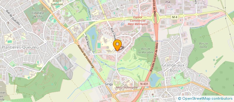 localisation de l'entreprise SITEC  METZ