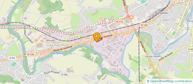 localisation de l'entreprise SITEC HP CASTRES  CASTRES