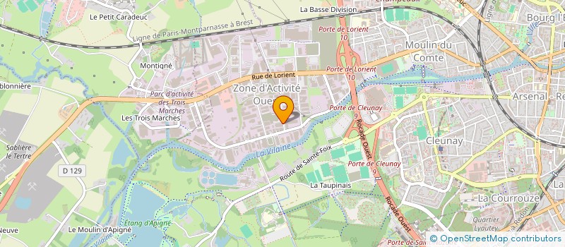 localisation de l'entreprise SITEC INFORMATIQUE à RENNES