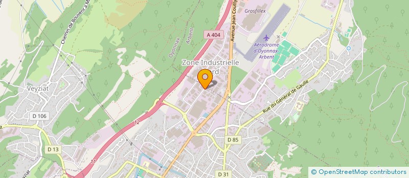 localisation de l'entreprise SITEC INTERNATIONAL à OYONNAX