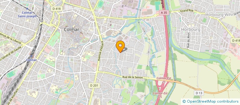 localisation de l'entreprise SITEC SAS à COLMAR