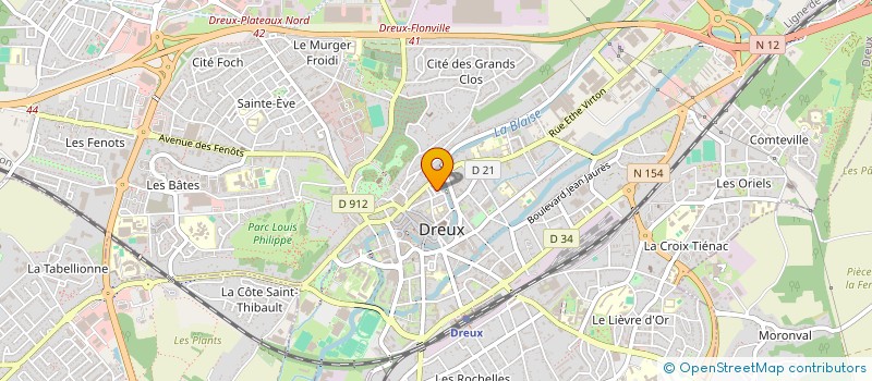 localisation de l'entreprise SITECCO à DREUX