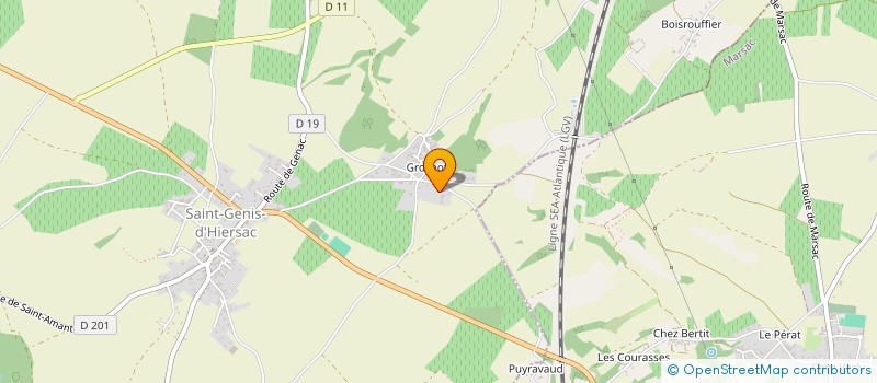 localisation de l'entreprise SITECH à MARSAC