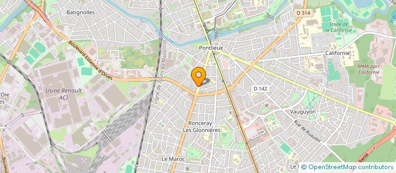 localisation de l'entreprise SITEIMPEX à LE MANS