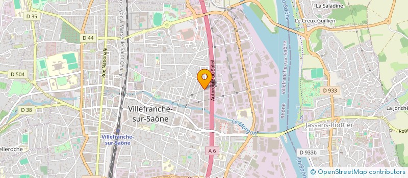 localisation de l'entreprise SITEKRA  VILLEFRANCHE-SUR-SAONE