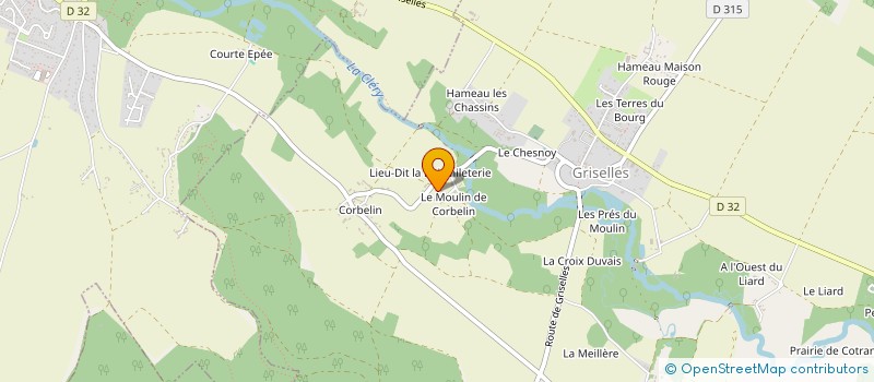 localisation de l'entreprise SITELCOM à GRISELLES