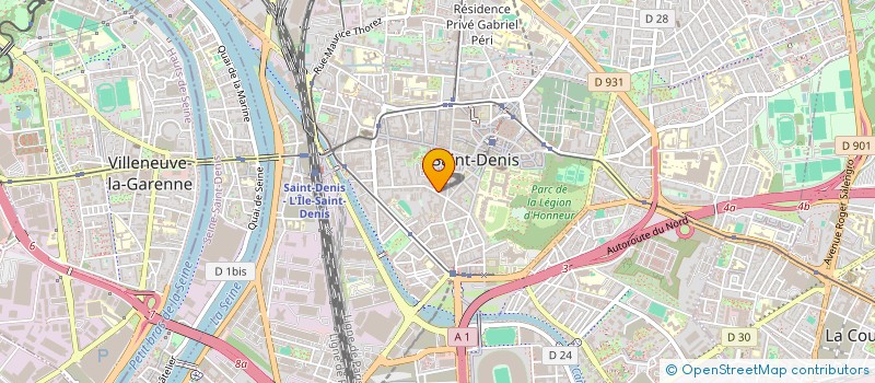 localisation de l'entreprise SITELCOMM à SAINT-DENIS
