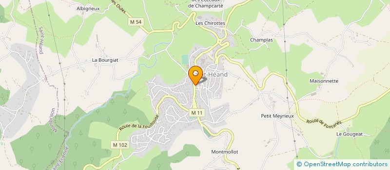 localisation de l'entreprise SITELLE  SAINT-HEAND