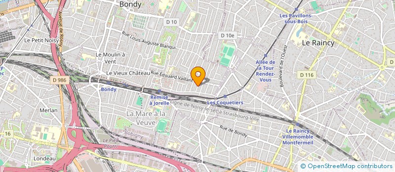 localisation de l'entreprise SITELY  BONDY