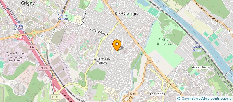 localisation de l'entreprise SITEM  RIS-ORANGIS