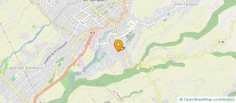 localisation de l'entreprise SITEMANAGER  LE TAMPON