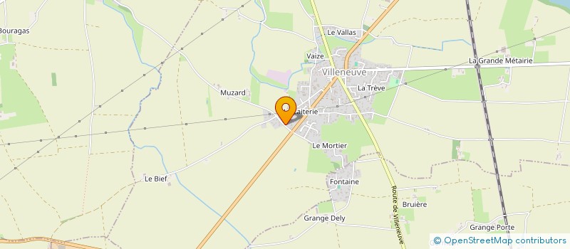 localisation de l'entreprise SITER  VILLENEUVE