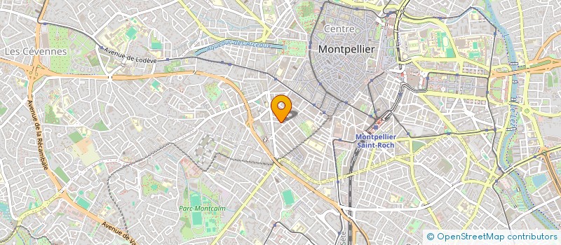 localisation de l'entreprise SITES à MONTPELLIER