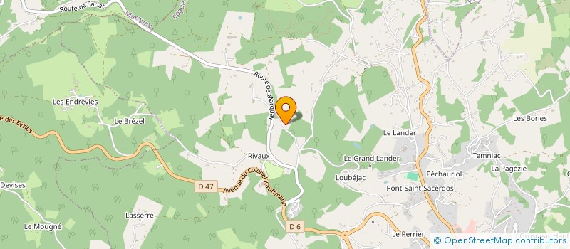 localisation de l'entreprise SITES ET CIE à SARLAT-LA-CANEDA