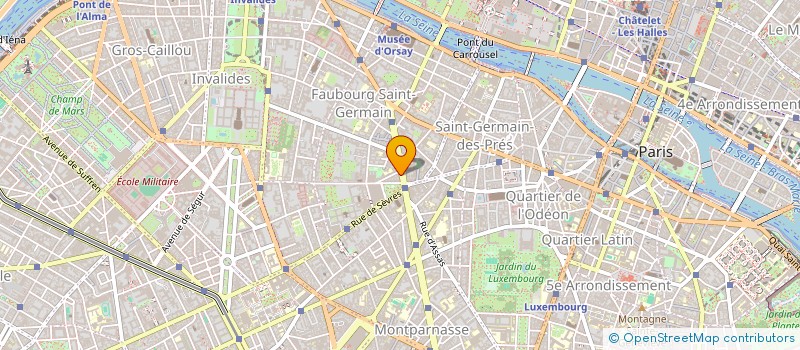 localisation de l'entreprise SITES ET CITES REMARQUABLES DE FRANCE  PARIS