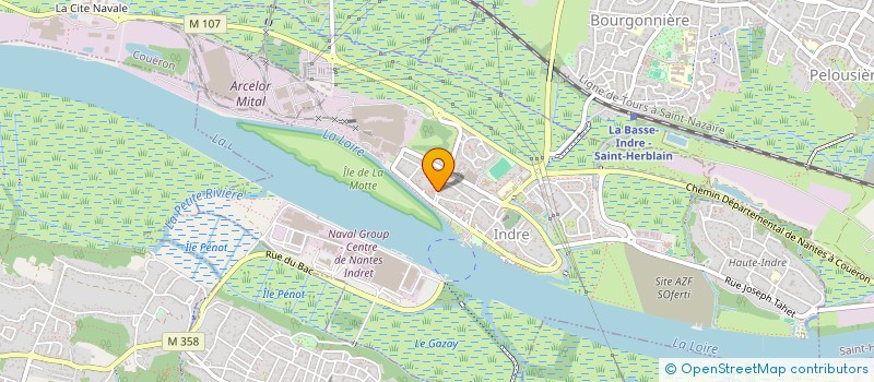 localisation de l'entreprise SITES ET DANSES  INDRE