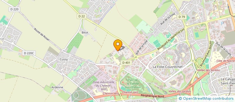 localisation de l'entreprise SITES ET HABITAT  SAINT-CONTEST