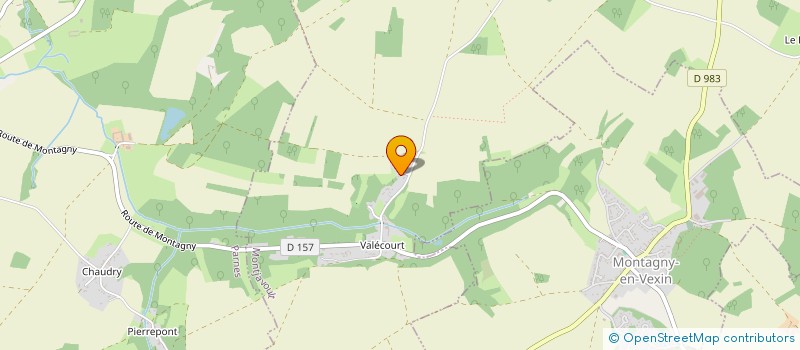 localisation de l'entreprise SITES PAYSAGES ET PATRIMOINE DE MONTJAVOULT  MONTJAVOULT