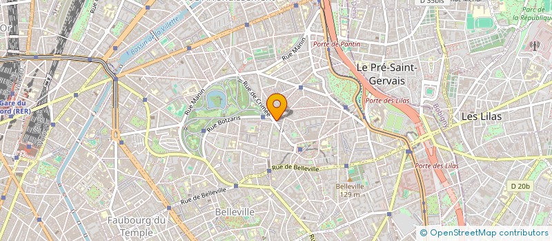 localisation de l'entreprise SITEX 38  PARIS