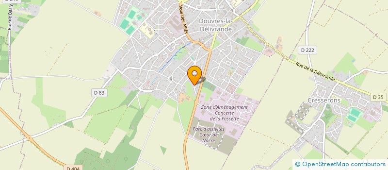 localisation de l'entreprise SITFAST CONSORT à DOUVRES-LA-DELIVRANDE