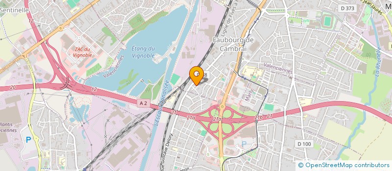 localisation de l'entreprise SITH & TOU  VALENCIENNES