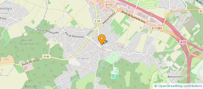 localisation de l'entreprise SITHEL SARL à MORAINVILLIERS