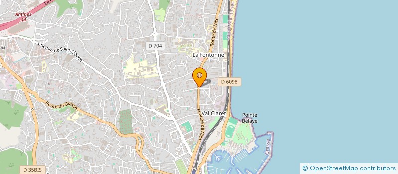 localisation de l'entreprise SITI INVEST à ANTIBES