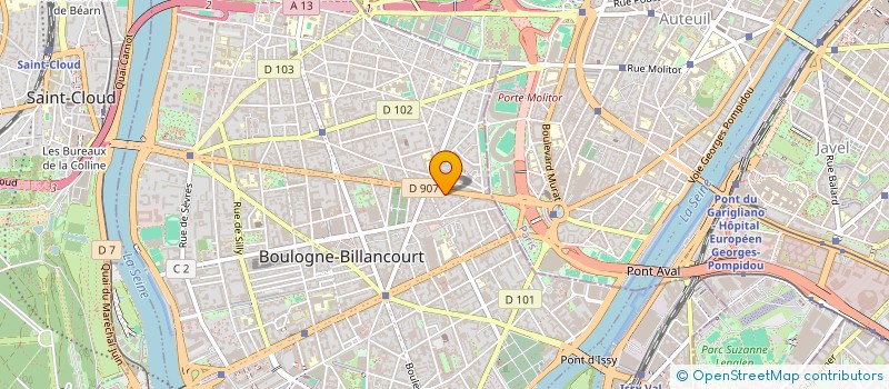 localisation de l'entreprise SITIMO à BOULOGNE-BILLANCOURT