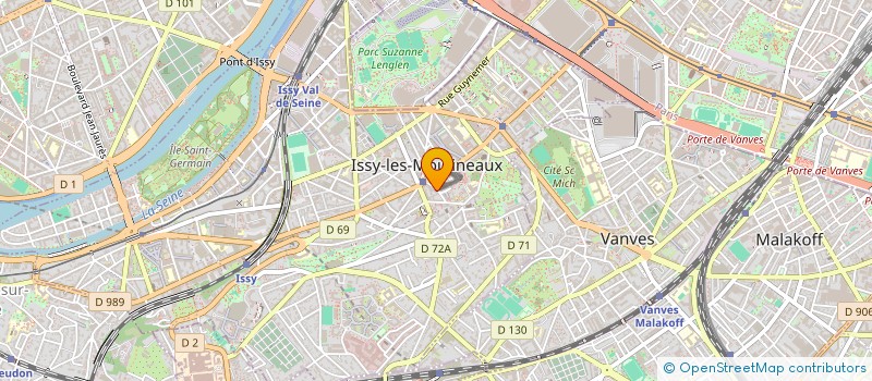 localisation de l'entreprise SITIO INVEST à ISSY-LES-MOULINEAUX