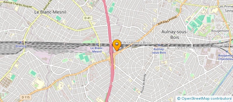 localisation de l'entreprise SITIR FRANCE à AULNAY-SOUS-BOIS