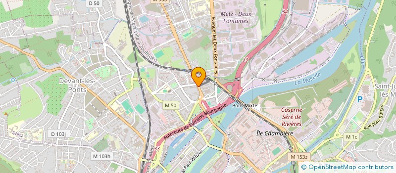 localisation de l'entreprise SITIS  METZ