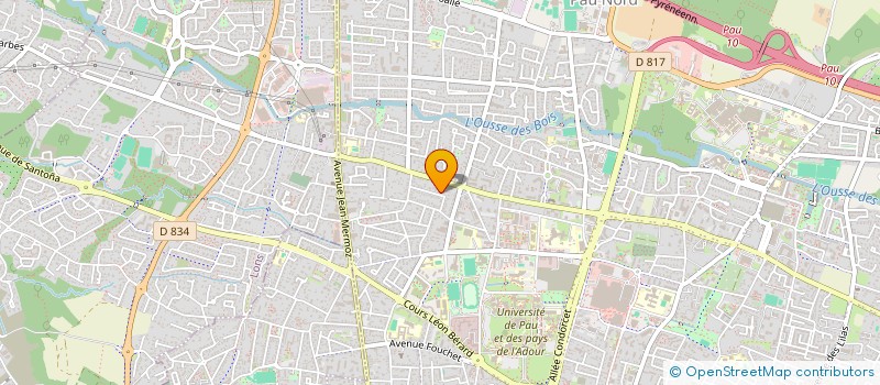 localisation de l'entreprise SITISCI à PAU