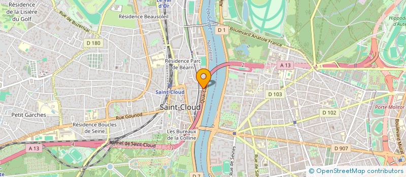 localisation de l'entreprise SITIV.COM  SAINT CLOUD