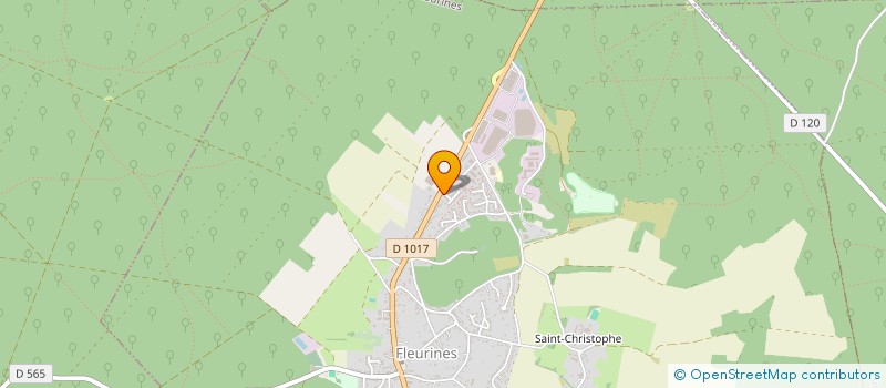 localisation de l'entreprise SITIVIA &CO  FLEURINES