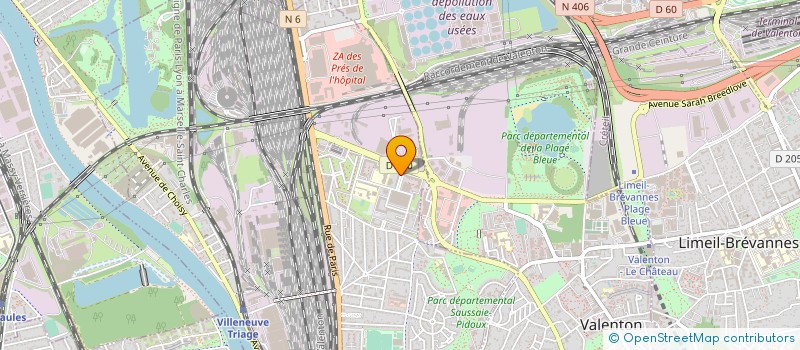 localisation de l'entreprise SITIZ à VILLENEUVE-SAINT-GEORGES