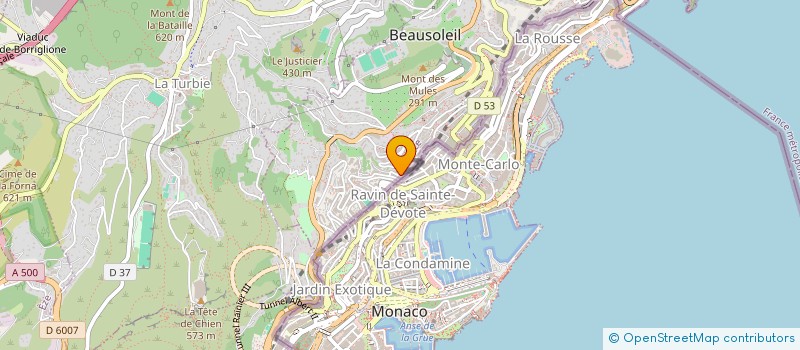 localisation de l'entreprise SITKO IMMOBILIER COMPAGNIE (S.I.C.)  BEAUSOLEIL