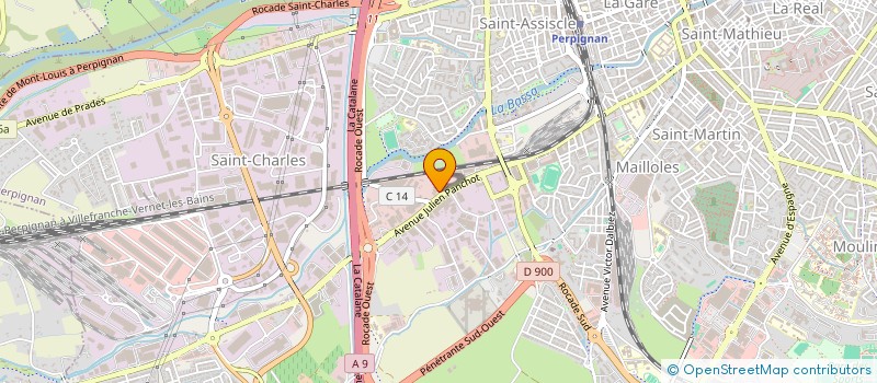 localisation de l'entreprise SITO TEAM BATIMENT  PERPIGNAN