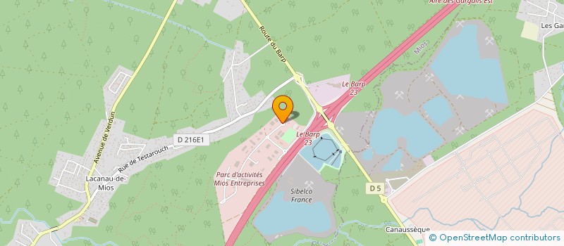 localisation de l'entreprise SITOFLOR à MIOS