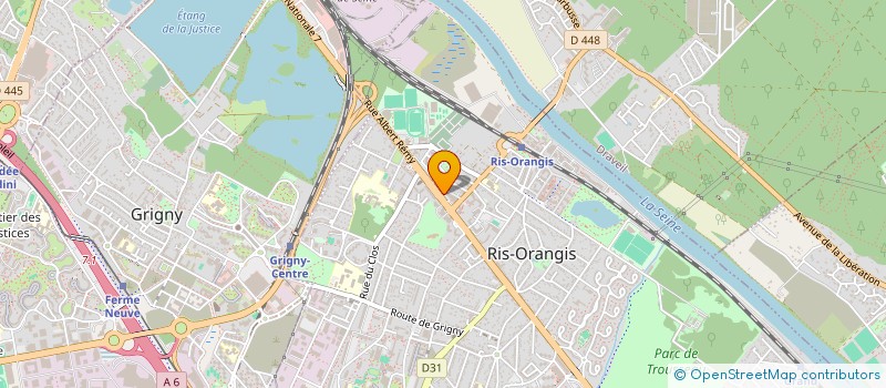 localisation de l'entreprise SITONET à RIS-ORANGIS
