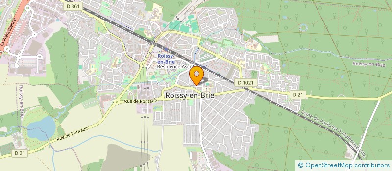 localisation de l'entreprise SITOU.NET  ROISSY-EN-BRIE