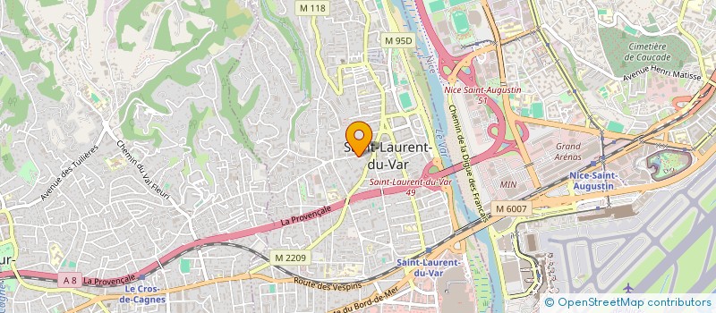localisation de l'entreprise SITPRO à SAINT-LAURENT-DU-VAR