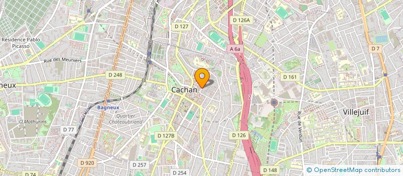 localisation de l'entreprise SITRAD INTERNATIONAL  CACHAN