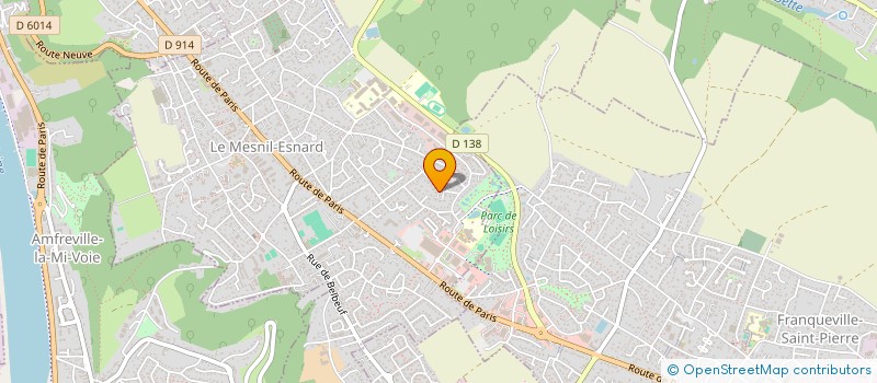localisation de l'entreprise SITRAG INTERNATIONAL à LE MESNIL-ESNARD
