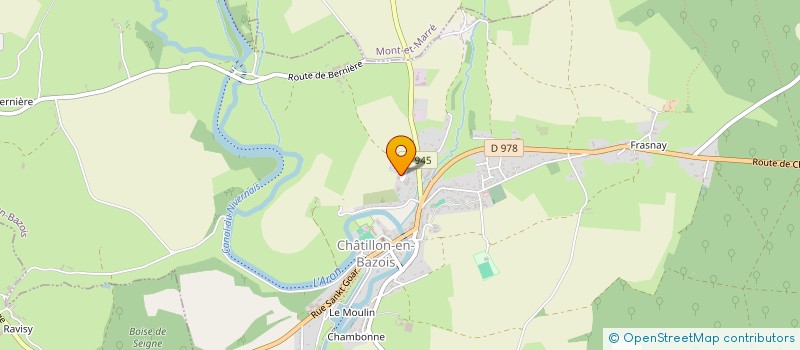 localisation de l'entreprise SITRAMAT à CHATILLON-EN-BAZOIS