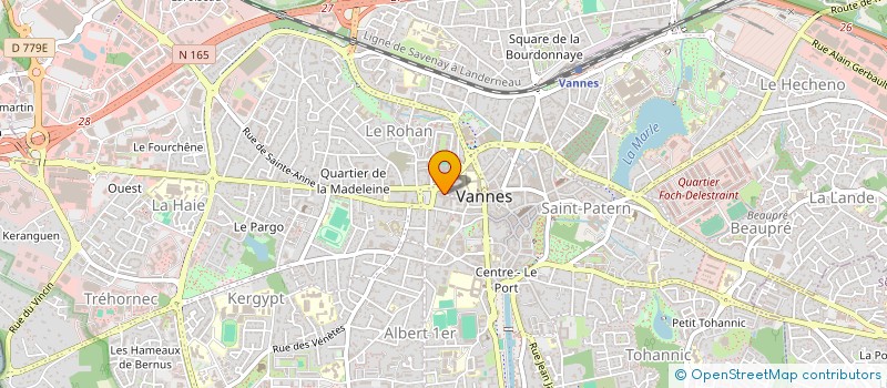 localisation de l'entreprise SITREC MADEC INFORMATIQUE à VANNES